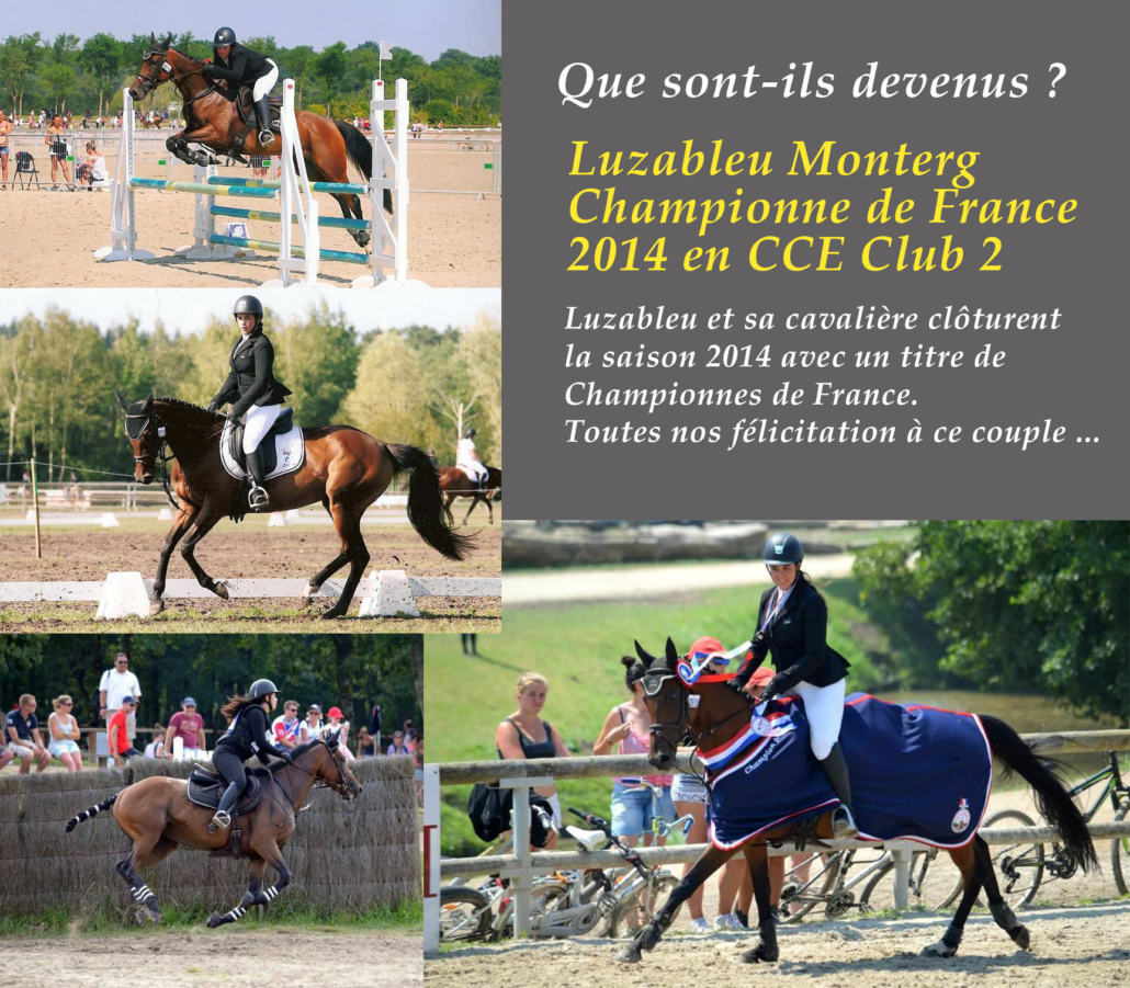 Luzableu Monterg remporte le championnat de France en CCE